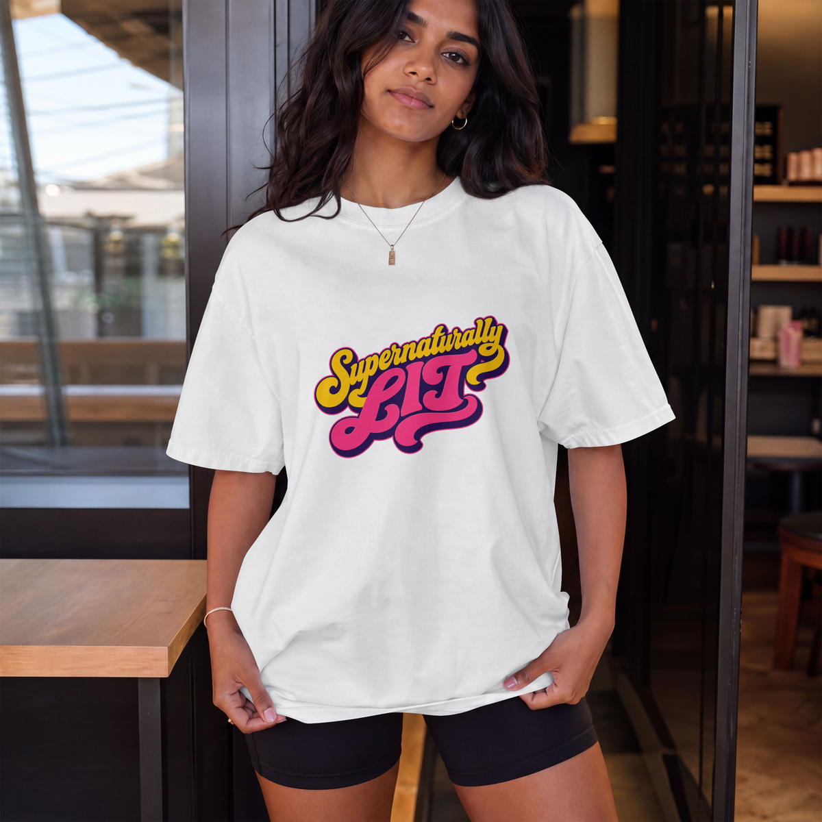Supernaturally LIT Premium T-shirt