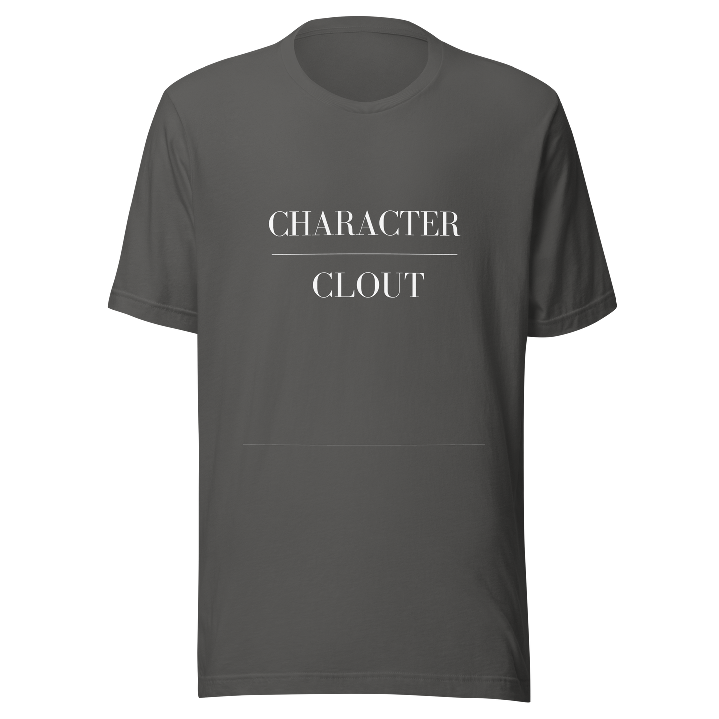 Character Over Clout Unisex T-shirt