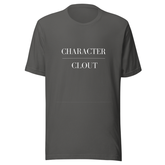 Character Over Clout Unisex T-shirt