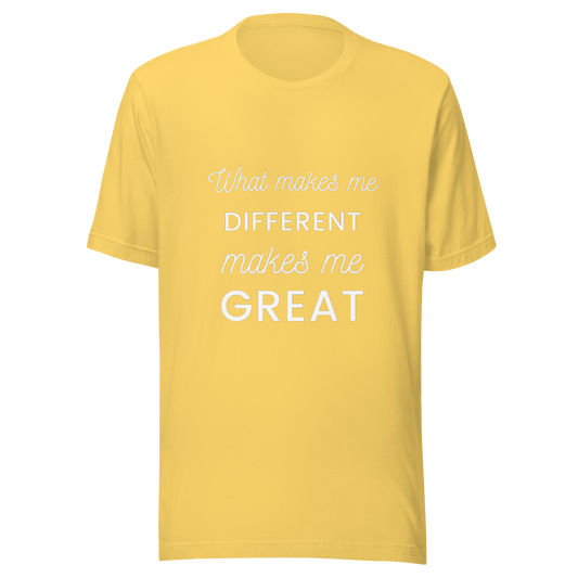 What Makes Me Different Unisex T-shirt